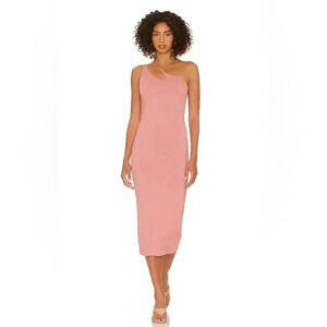 NWT  NOT YOURS TO KEEP REVOLVE Aidan Midi Dress in Rose m